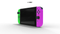 Pink and Green Nintendo Case